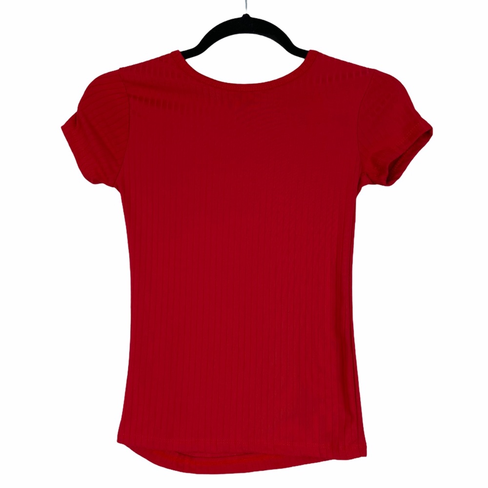 Rue 21 Stretch Shirt Size M Red